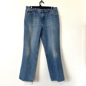 VTG Steve & Barry's 100% Cotton Straight Leg Blue Jeans 33x32 Classic 90s Y2K